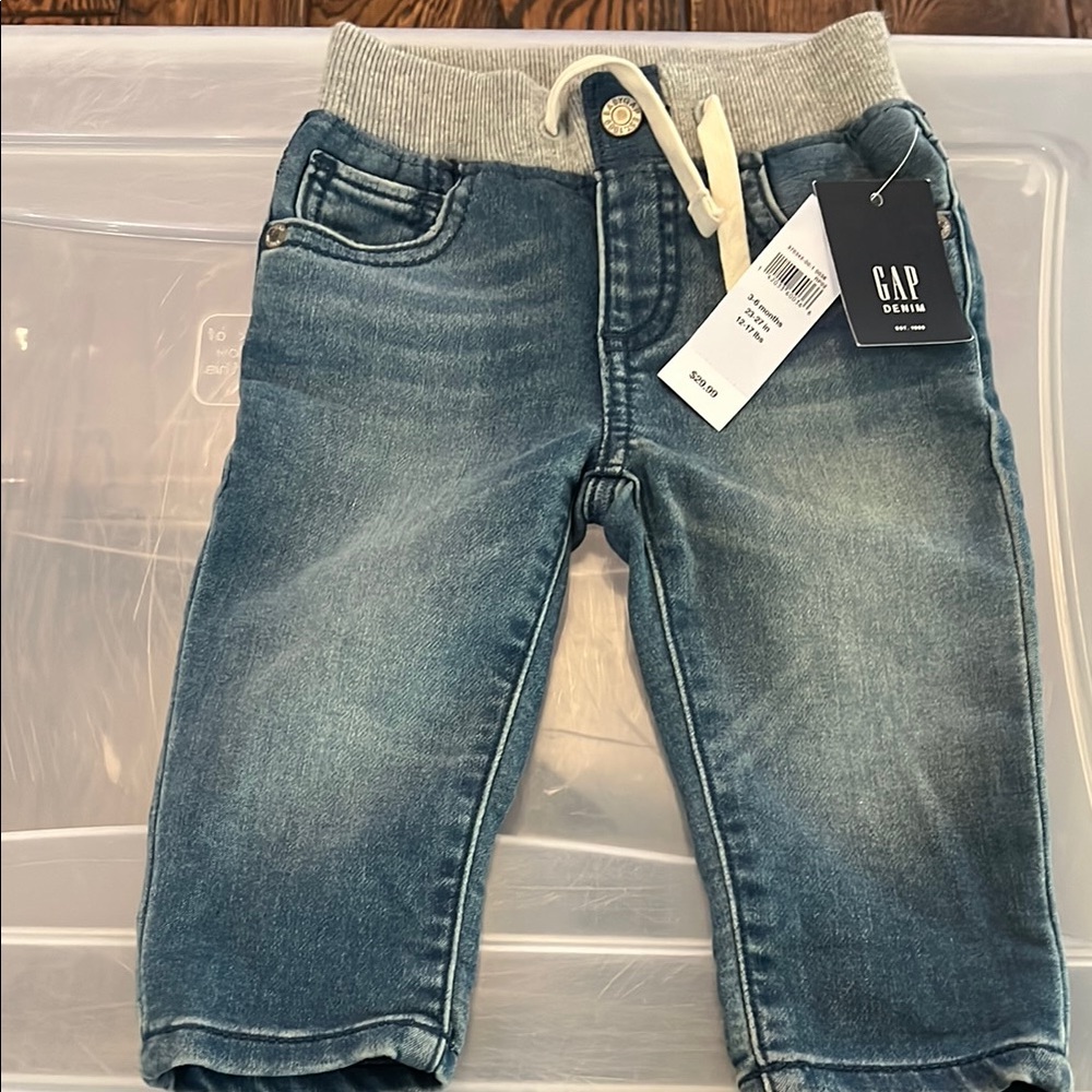 GAP Blue and Gray Jeans Casual Comfort